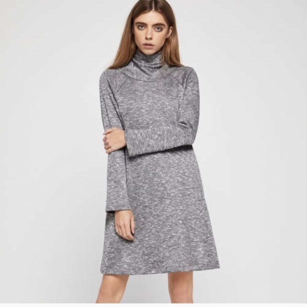 NWT BCBGeneration Turtleneck
Tweed Sweater Dress, gray